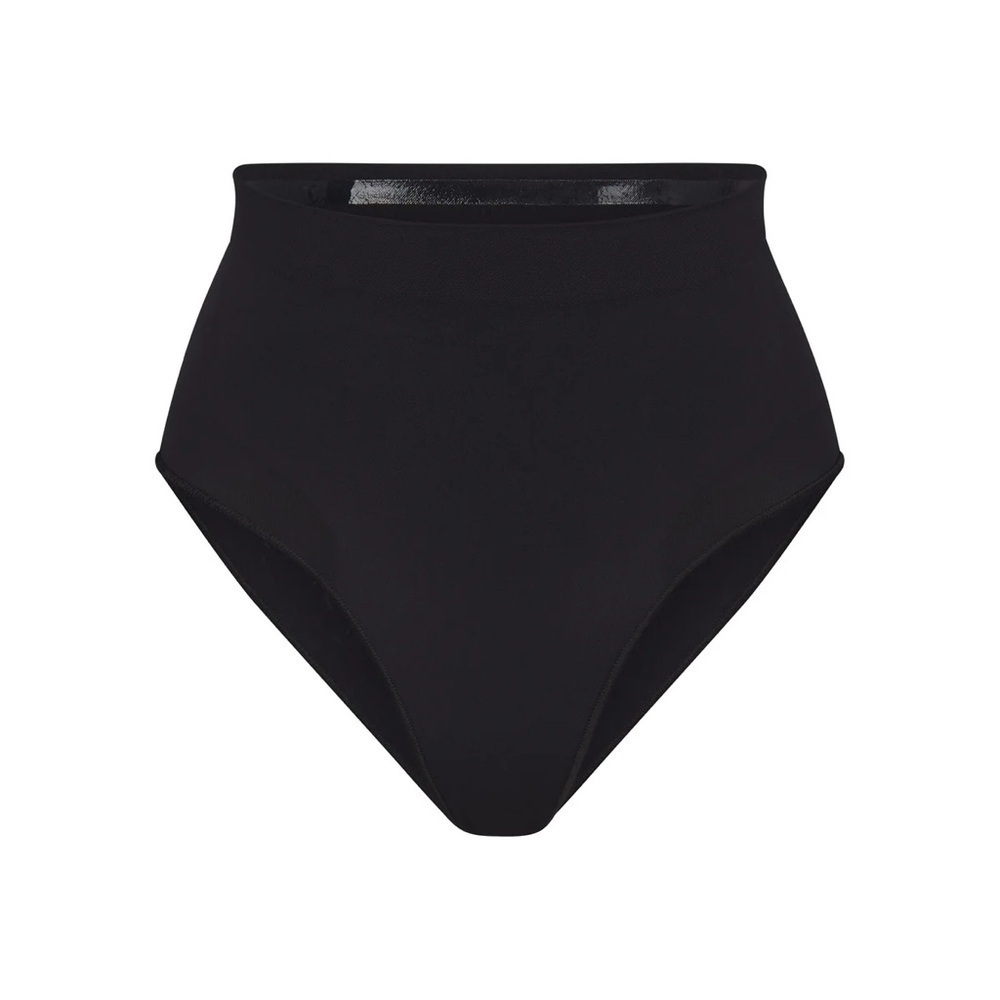 SKIMS S/M Seamless Sculpt Mid Waist Brief in Onyx NWOT
